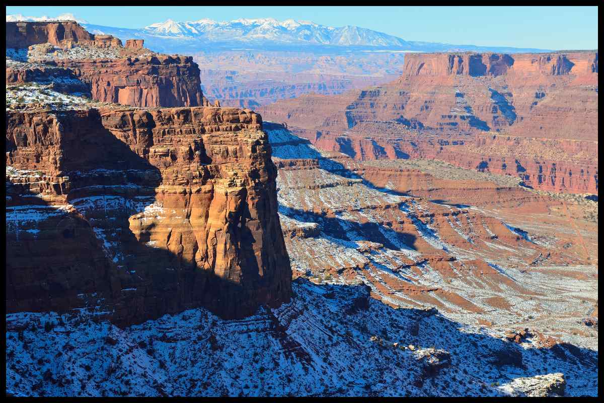 canyonlands national park during winter