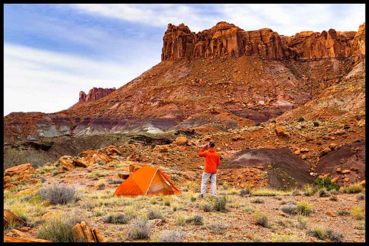 Camping In Red Canyon
